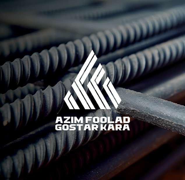 طراحی لوگو برند Azim Foolad Gostar Kara
